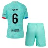 Conjunto (Camiseta+Pantalón Corto) FC Barcelona Gavi 6 Tercera Equipación 23-24 - Niño